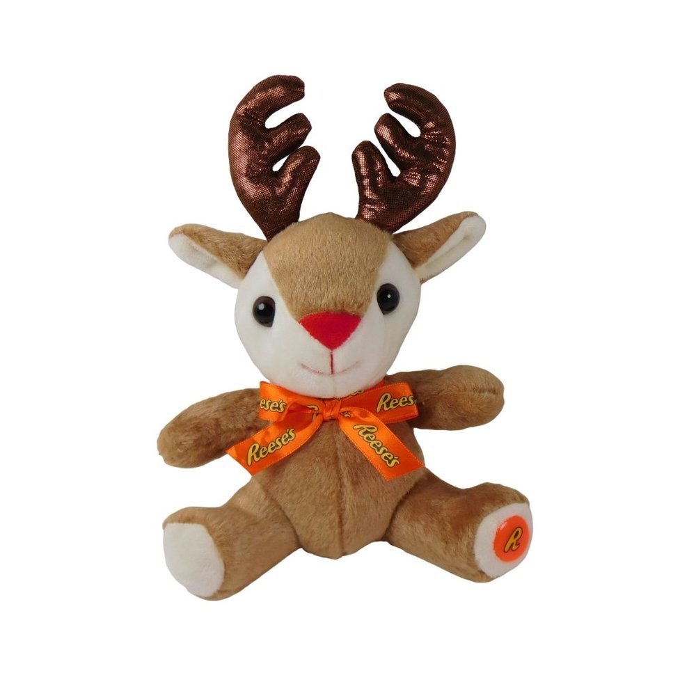 Galerie Reese's Candy Rudolph Reindeer Plush 8" Stuffed Animal